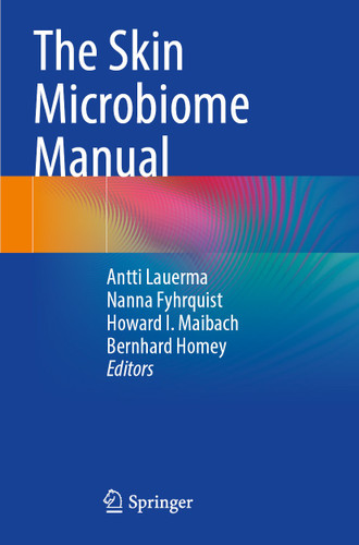 The Skin Microbiome Manual book cover by 