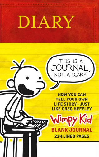 The Diary of a Wimpy Kid Blank Journal: 224 Lined Pages and Jeff Kinney Spot Art Throughout (More from the Wimpy World) book cover by Jeff Kinney