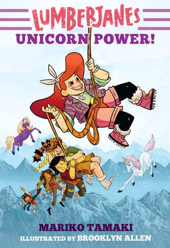 Lumberjanes: Unicorn Power! (Lumberjanes #1) (Lumberjanes) book cover by Mariko Tamaki