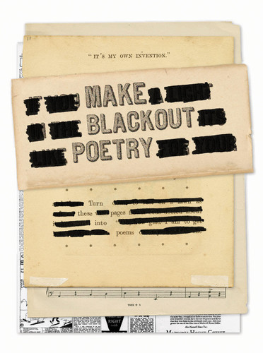 Make Blackout Poetry: Turn These Pages into Poems book cover by John Carroll