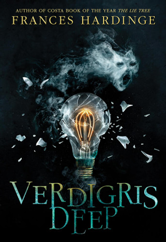 Verdigris Deep book cover by Frances Hardinge