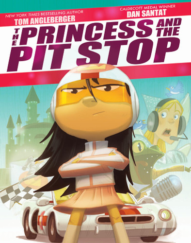 The Princess and the Pit Stop: A Picture Book book cover by Tom Angleberger