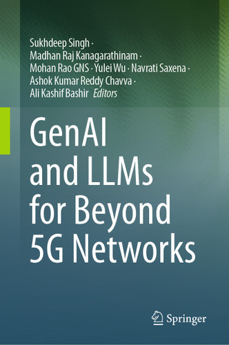 GenAI and LLMs for Beyond 5G Networks book cover by 