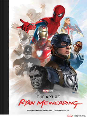 Marvel Studios: The Art of Ryan Meinerding book cover by Paul Terry, Tara Bennett