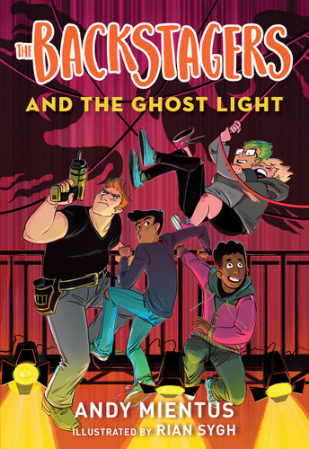 The Backstagers and the Ghost Light (Backstagers #1) (The Backstagers) book cover by Andy Mientus