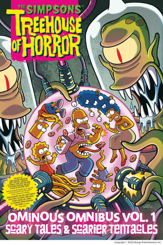 The Simpsons Treehouse of Horror Ominous Omnibus Vol. 1: Scary Tales & Scarier Tentacles (The Simpsons Treehouse of Horror) book cover by Matt Groening