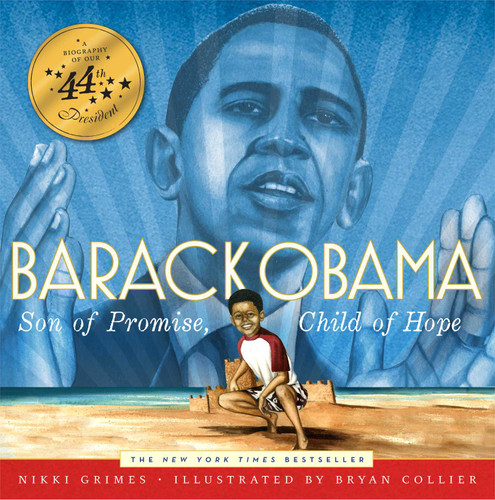 Barack Obama: Son of Promise, Child of Hope book cover by Nikki Grimes