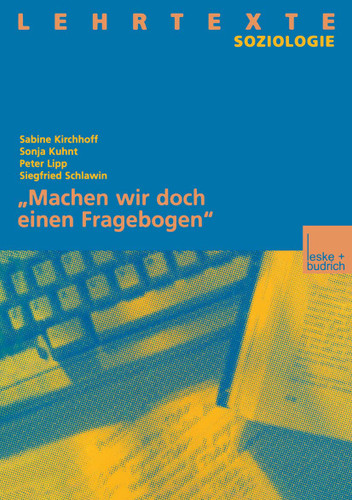 „Machen wir doch einen Fragebogen“ book cover by 