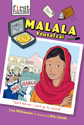Malala Yousafzai (The First Names Series) (First Names) book cover by Lisa Williamson
