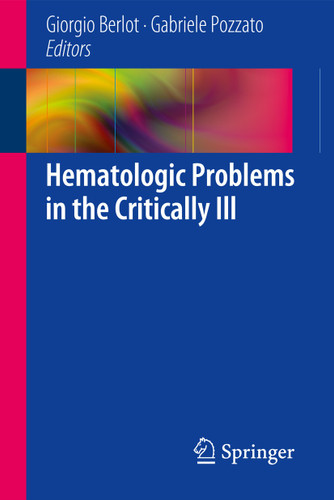 Hematologic Problems in the Critically Ill book cover by 