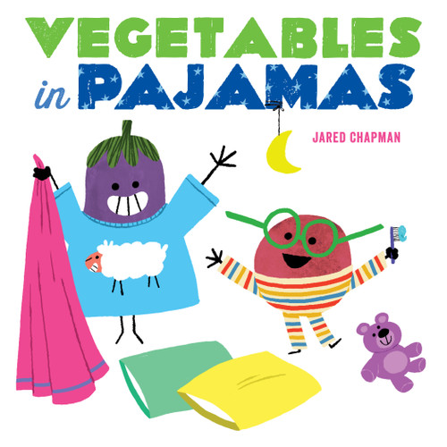Vegetables in Pajamas: A Board Book book cover by Jared Chapman