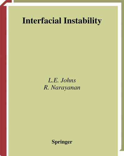 Interfacial Instability book cover by Lewis E. Johns, Ranga Narayanan