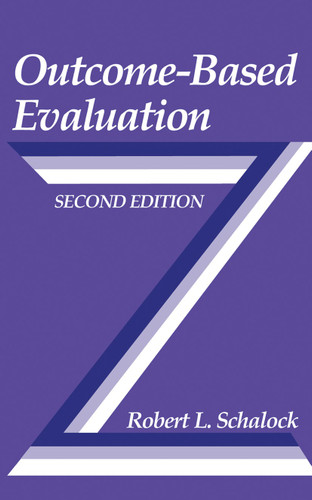 Outcome-Based Evaluation book cover by Robert L. Schalock