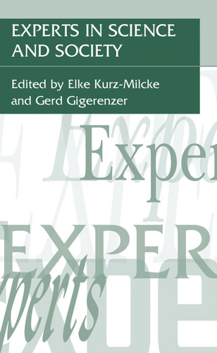 Experts in Science and Society book cover by 
