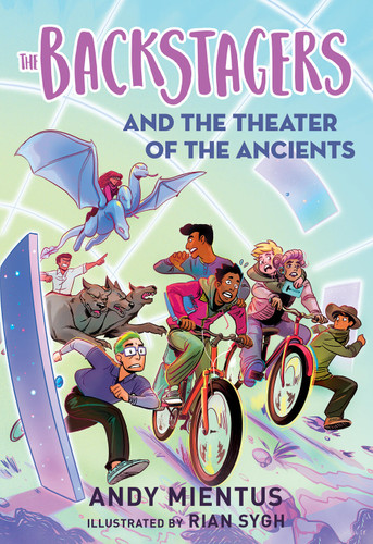 The Backstagers and the Theater of the Ancients (Backstagers #2) (The Backstagers) book cover by Andy Mientus