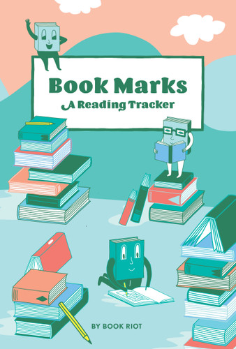 Book Marks Guided Journal: A Reading Tracker book cover by Book Riot