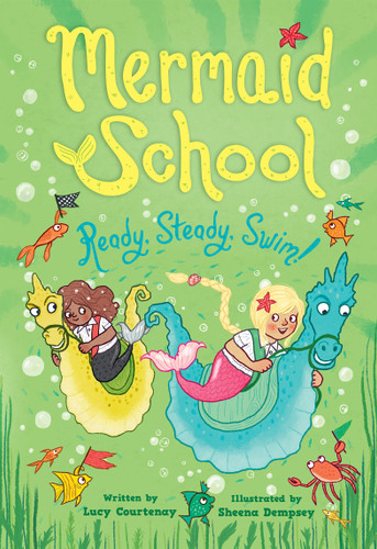 Ready, Steady, Swim! (Mermaid School 3) (Mermaid School) book cover by Lucy Courtenay
