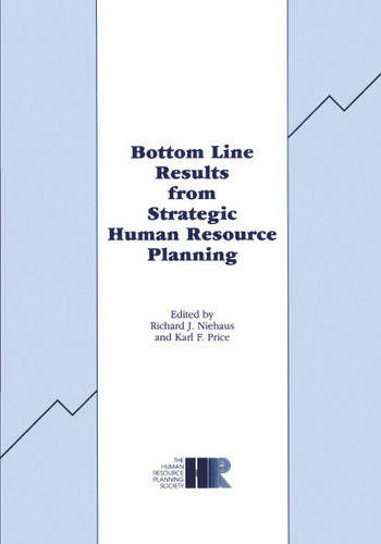 Bottom Line Results from Strategic Human Resource Planning book cover by 