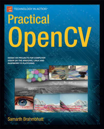 Practical OpenCV book cover by Samarth Brahmbhatt