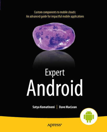 Expert Android book cover by Satya Komatineni, Dave MacLean