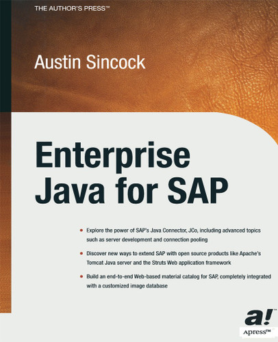 Enterprise Java for SAP book cover by Austin Sincock