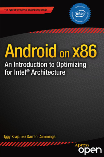Android on x86: An Introduction to Optimizing for Intel Architecture book cover by Iggy Krajci, Darren Cummings
