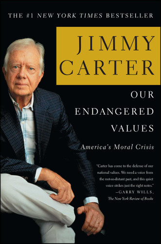 Our Endangered Values: America's Moral Crisis book cover by Jimmy Carter