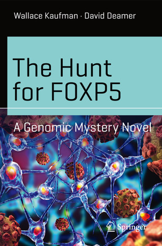 The Hunt for FOXP5: A Genomic Mystery Novel (Science and Fiction) book cover by Wallace Kaufman, David Deamer