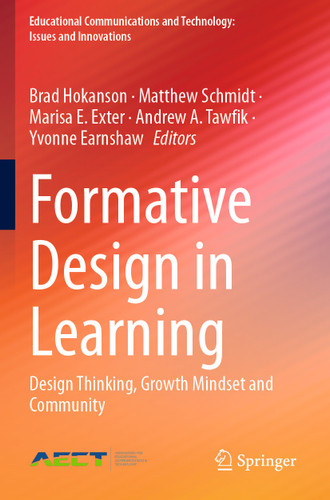 Formative Design in Learning: Design Thinking, Growth Mindset and Community (Educational Communications and Technology: Issues and Innovations) book cover by 