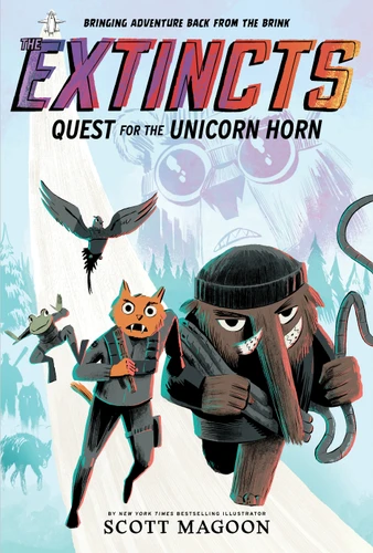 The Extincts: Quest for the Unicorn Horn (The Extincts #1) (The Extincts) book cover by Scott Magoon