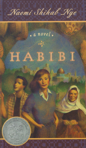 Habibi book cover by Naomi Shihab Nye