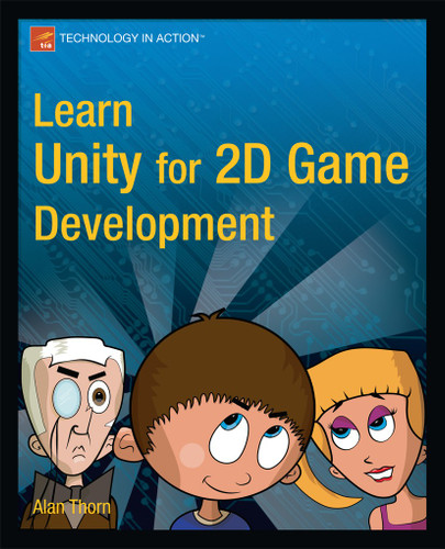 Learn Unity for 2D Game Development book cover by Alan Thorn