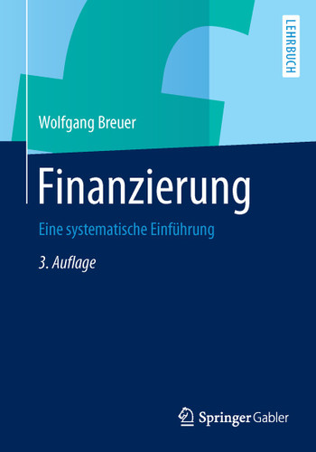 Finanzierung: Eine systematische Einführung book cover by Wolfgang Breuer