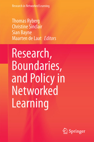Research, Boundaries, and Policy in Networked Learning (Research in Networked Learning) book cover by 