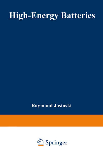 High-Energy Batteries book cover by Raymond Jasinski