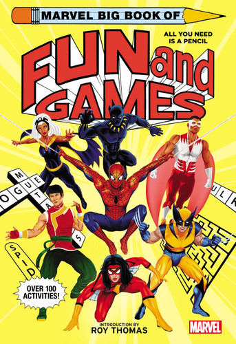 Marvel Big Book of Fun and Games book cover by Marvel Marvel Entertainment