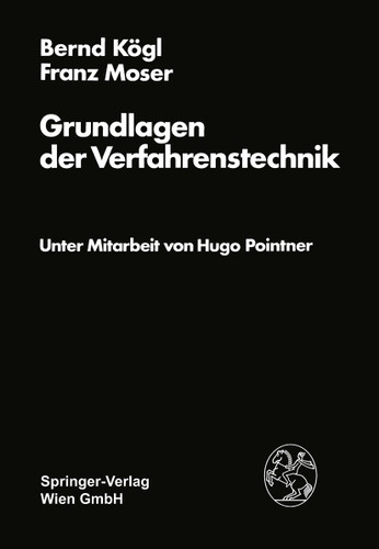 Grundlagen der Verfahrenstechnik book cover by B. Kögl, F. Moser