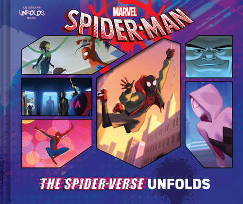 Spider-Man: The Spider-Verse Unfolds (An Abrams Unfolds Book) book cover by Marvel Marvel Entertainment