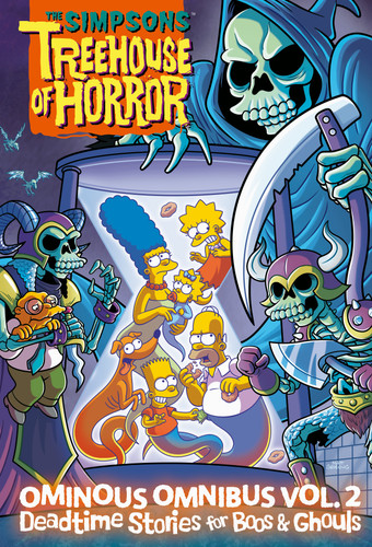 The Simpsons Treehouse of Horror Ominous Omnibus Vol. 2: Deadtime Stories for Boos & Ghouls (The Simpsons Treehouse of Horror) book cover by Matt Groening