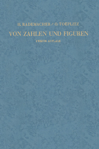 Von Zahlen und Figuren: Proben Mathematischen Denkens für Liebhaber der Mathematik book cover by Hans Rademacher, Otto Toeplitz