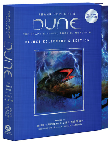 DUNE: The Graphic Novel, Book 2: Muad'Dib: Deluxe Collector's Edition (Dune: The Graphic Novel) book cover by Kevin J. Anderson, Brian Herbert