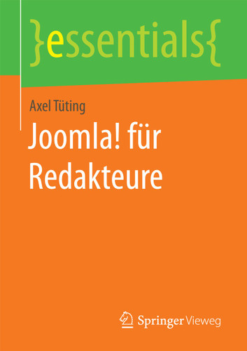 Joomla! für Redakteure (essentials) book cover by Axel Tüting