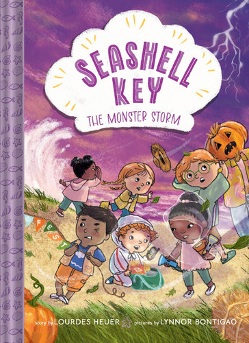 The Monster Storm (Seashell Key #2): A Chapter Book (Seashell Key) book cover by Lourdes Heuer