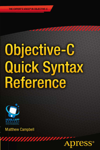 Objective-C Quick Syntax Reference book cover by Matthew Campbell