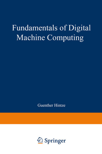 Fundamentals of Digital Machine Computing book cover by Guenter Hintze