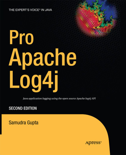 Pro Apache Log4j book cover by Samudra Gupta