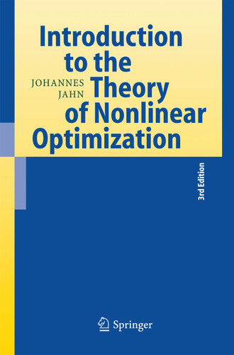 Introduction to the Theory of Nonlinear Optimization book cover by Johannes Jahn