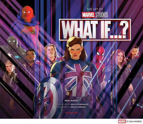 The Art of Marvel Studios’ What If...? book cover by Paul Davies