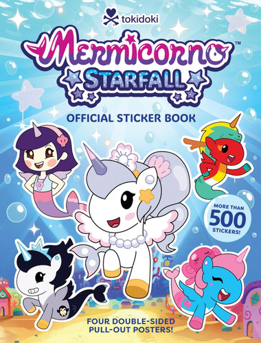 Mermicorno: Starfall Official Sticker Book (Mermicorno: Starfall) book cover by Abrams Abrams Books, tokidoki, tokidoki, LLC