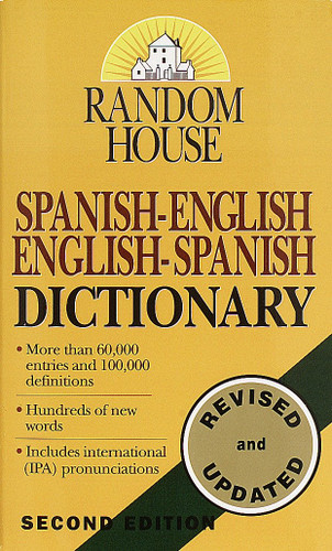 Random House Spanish-English English-Spanish Dictionary book cover by Random House